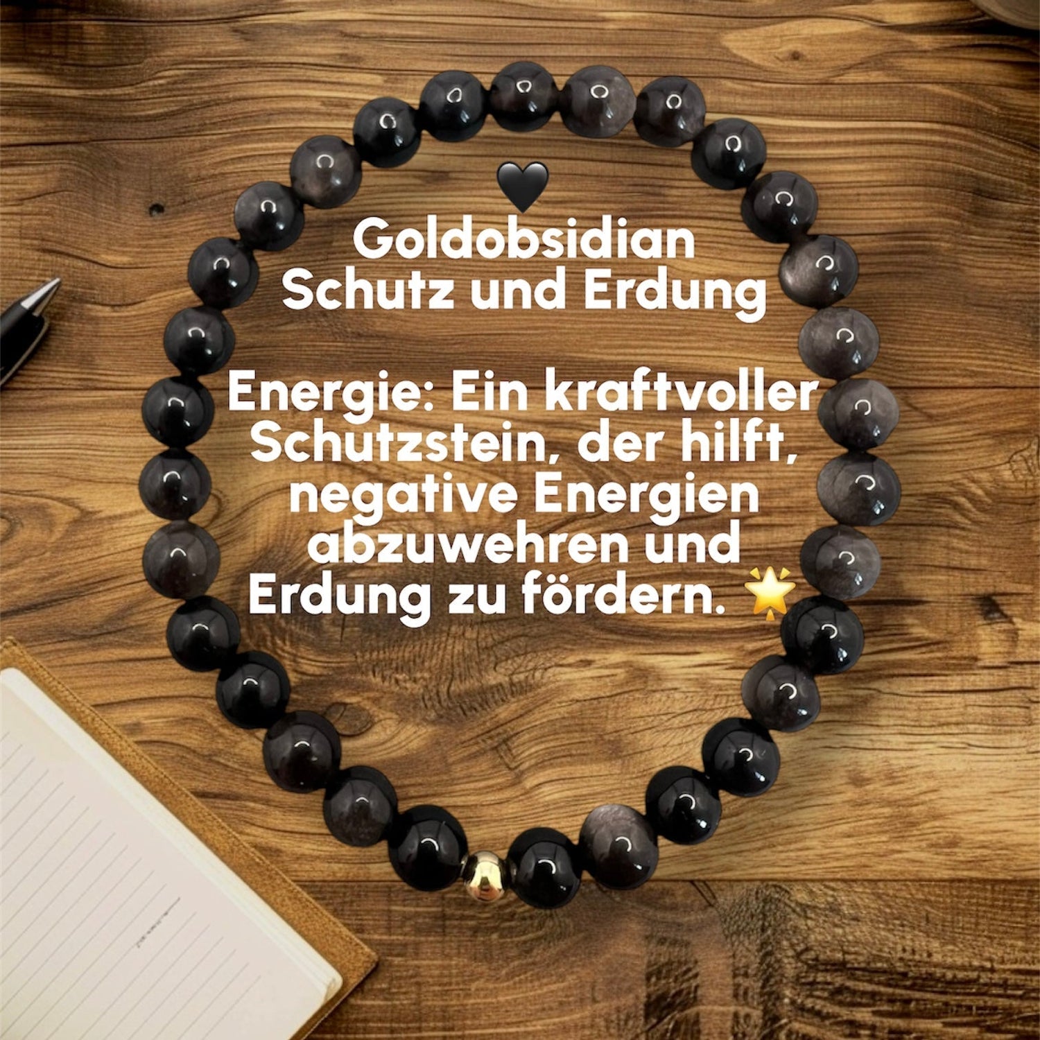 Goldobsidian-Armbänder – Der Edelstein für Schutz und innere Stärke