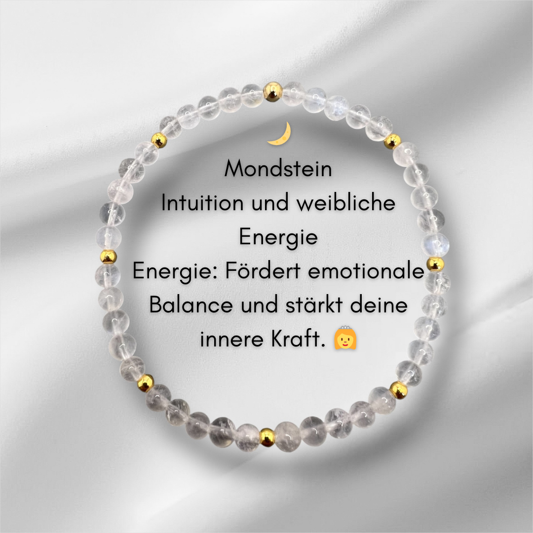 Edelstein Armbänder | Feine Eleganz – mit Zwischenperlen 4mm✨ Bestelle dein einzigartiges 4 mm Perlenarmband ✨
Wähle deinen Lieblingsedelstein, der dich im Alltag unterstützt, und kombiniere ihn mit dem Kettenmaterial deiner 