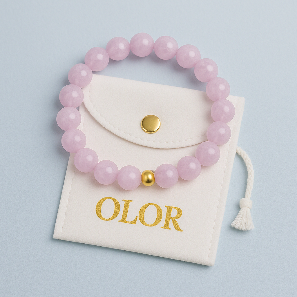 Kunzit Armband – Liebe und emotionale Heilung | Handgefertigtes Edelstein-Armband